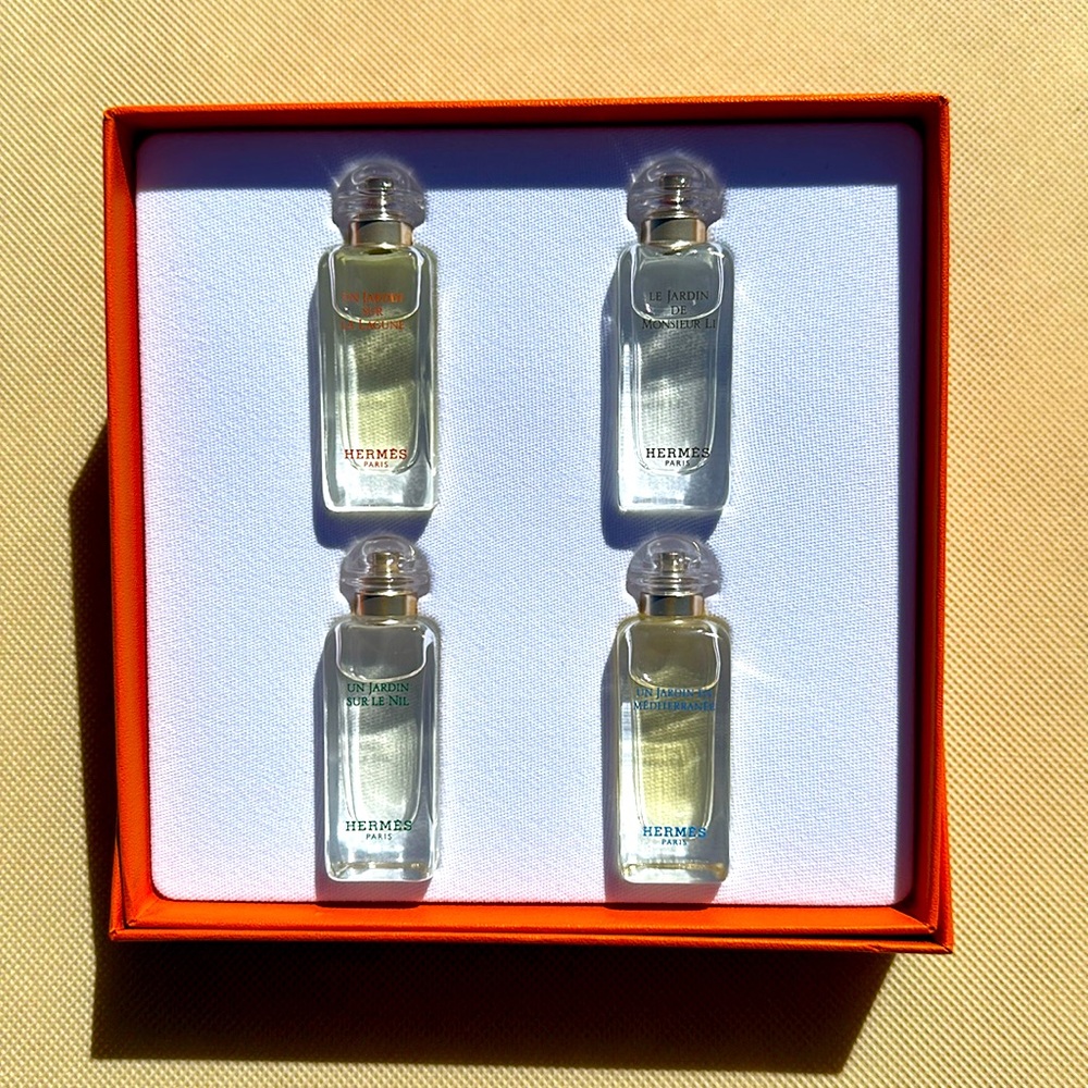 HERMES 4 pack perfume new in box